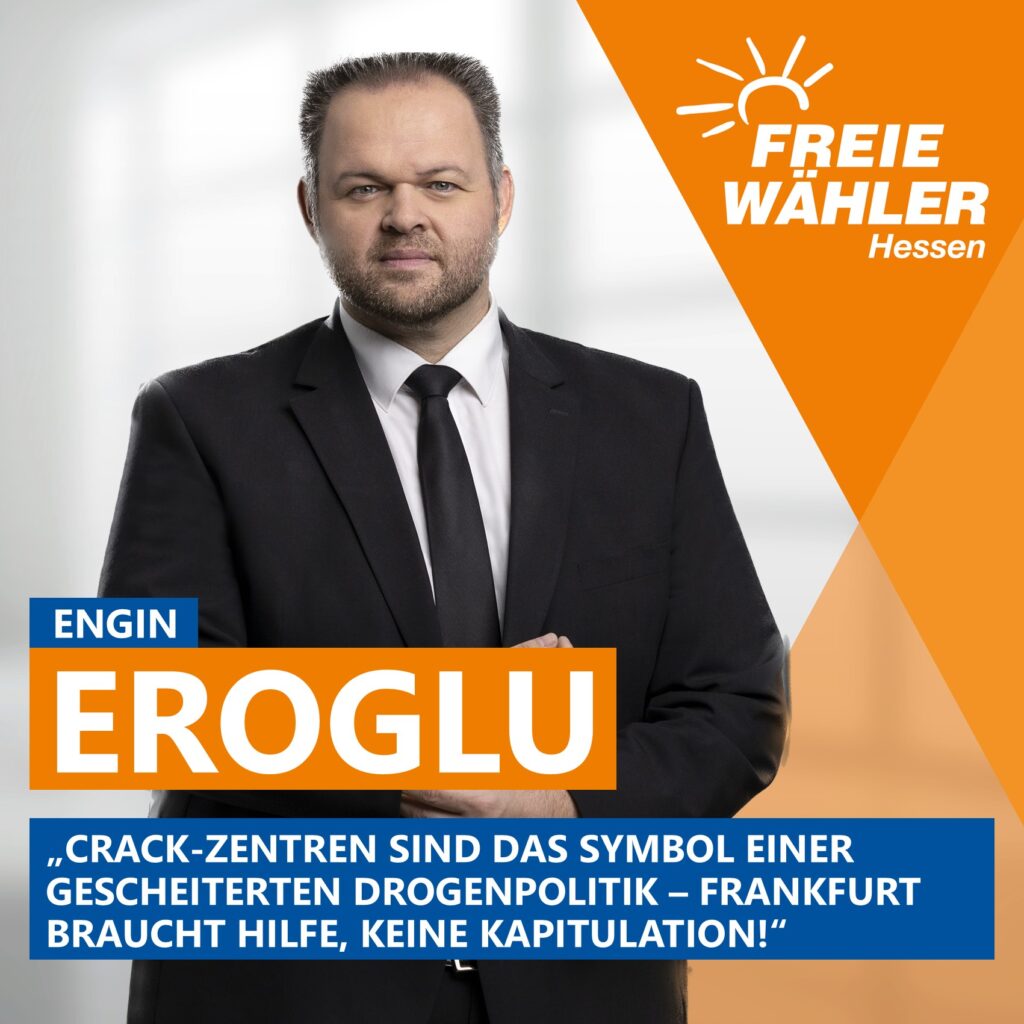 „Crack-Zentren sind das Symbol einer gescheiterten Drogenpolitik – Frankfurt braucht Hilfe, keine Kapitulation!“