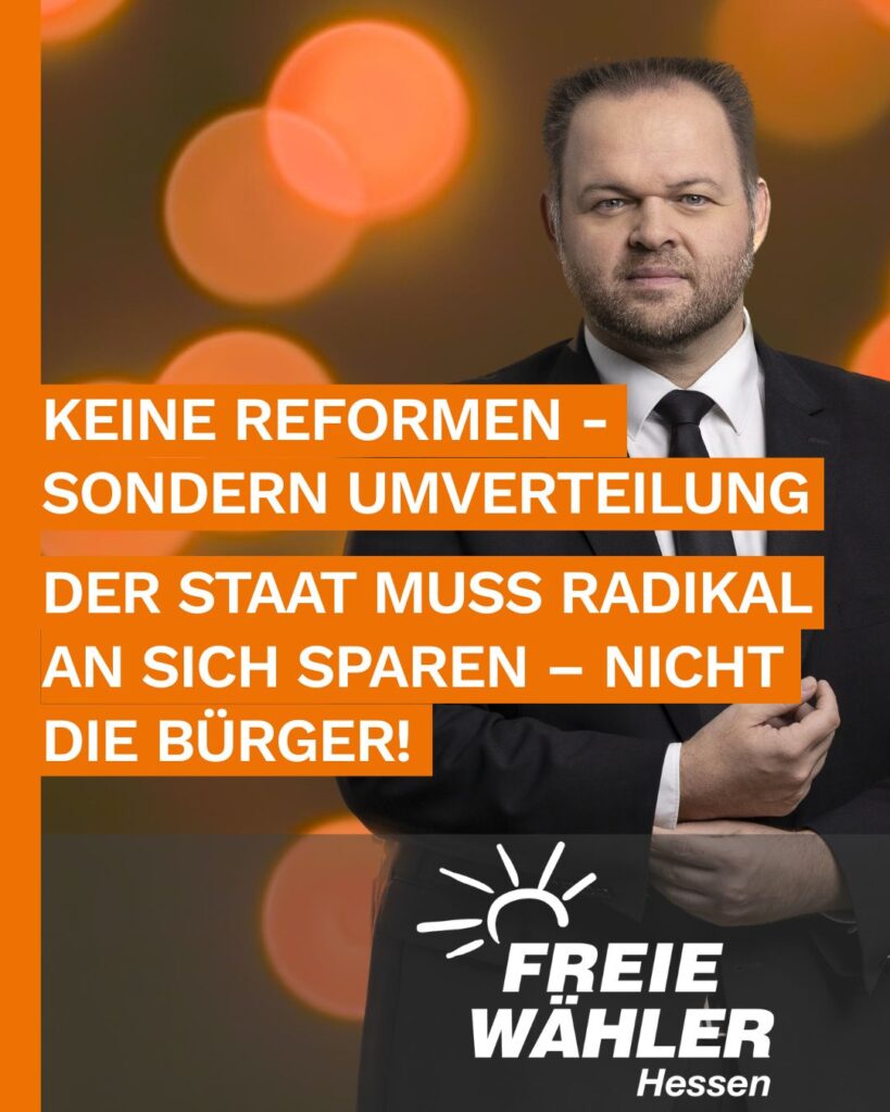 Engin Eroglu: Der Staat muss radikal an sich sparen – nicht die Bürger!